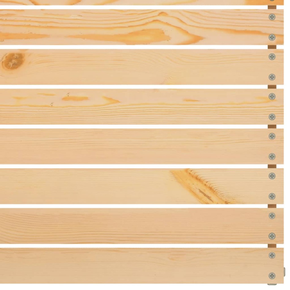 Juego de muebles de jardín 6 piezas madera maciza de