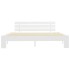 Estructura de cama de madera maciza de pino blanco 180x200