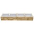 Invernadero de madera de pino impregnada 200x50x35