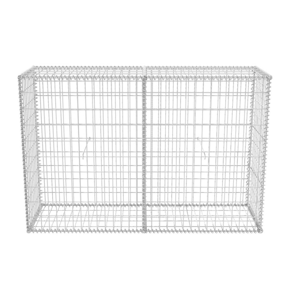 Cesta de muro de gaviones acero galvanizado 150x50x100