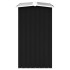 Caseta de jardín para leña acero galvanizado gris 172x91x154