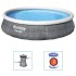 Bestway Juego de piscina inflable Fast Set con bomba 396x84