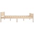 Estructura de cama de madera maciza de pino 120x200