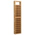 Biombo/Enrejado de 5 paneles madera maciza abeto 201,5x180