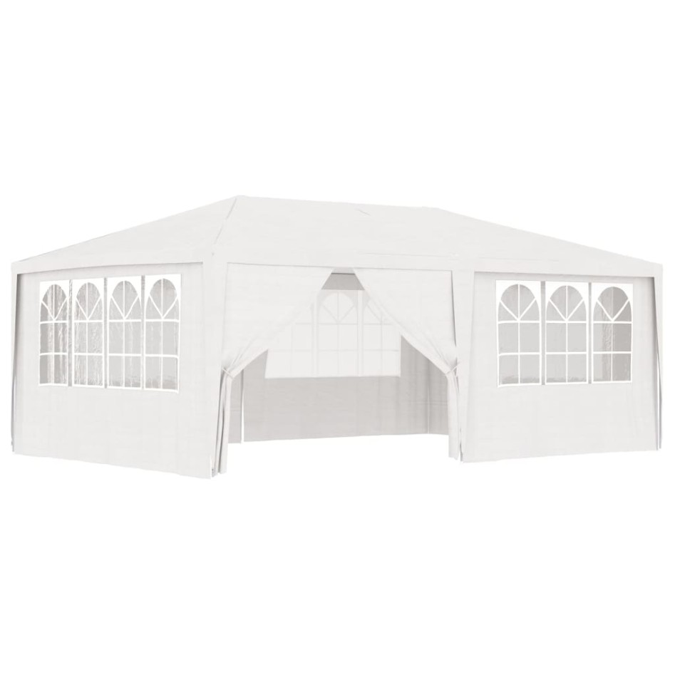 Carpa profesional para fiestas con paredes blanco 90 g/m² 4x6