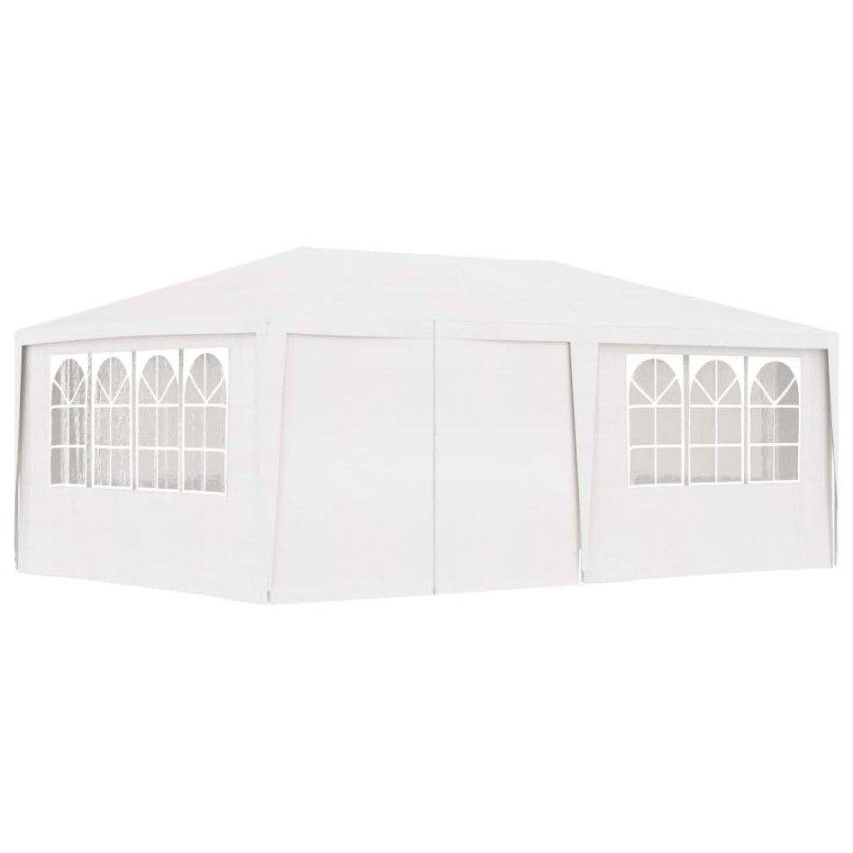 Carpa profesional para fiestas con paredes blanco 90 g/m² 4x6