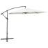 Sombrilla voladiza 3 m blanco