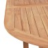 Mesa de jardín de madera de teca maciza 180x90x75