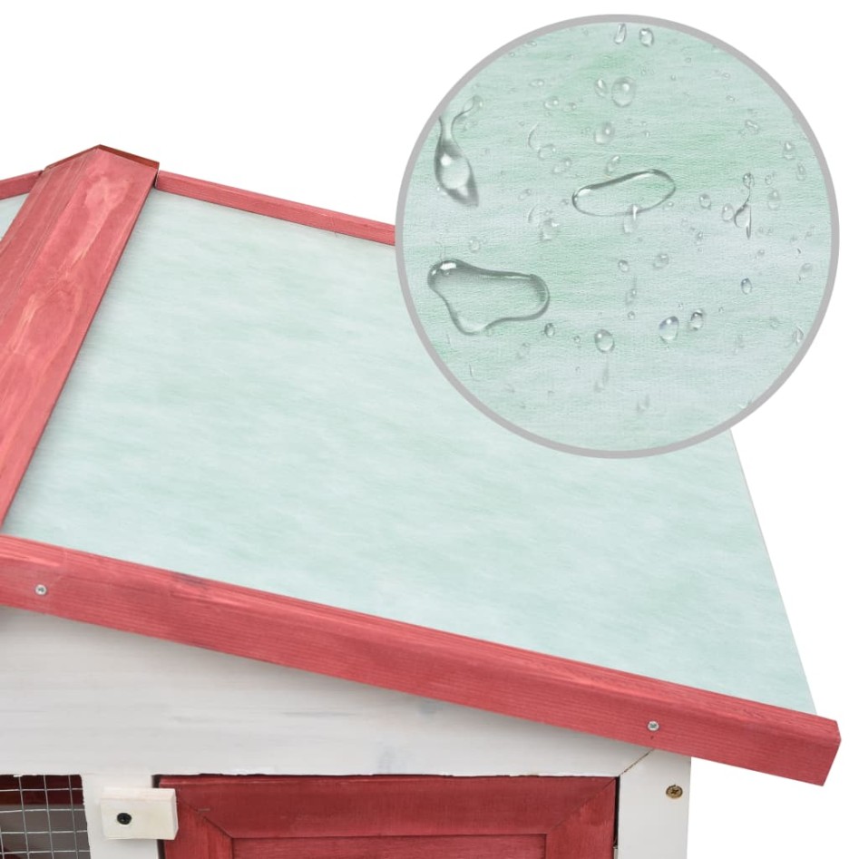 Jaula conejera con 3 puertas madera