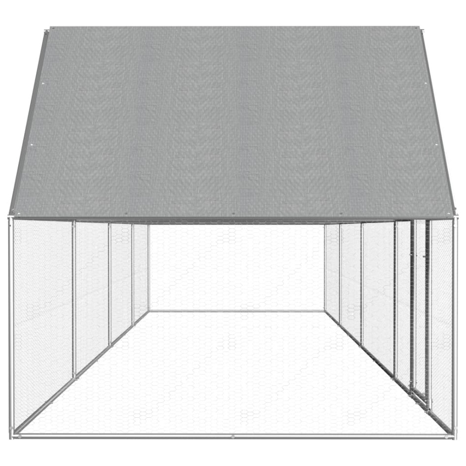 Gallinero acero galvanizado 8x2x2