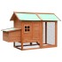 Gallinero madera maciza pino y abeto 170x81x110