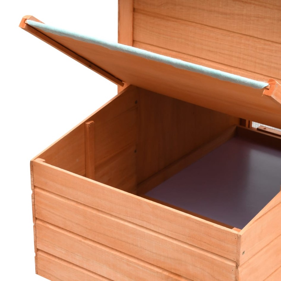 Gallinero madera maciza pino y abeto 170x81x110