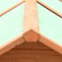 Gallinero madera maciza pino y abeto 170x81x110