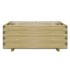 Arriate elevado rectangular madera 100x50x40