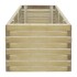 Arriate elevado rectangular madera 100x50x40