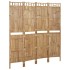 Biombo divisor de 4 paneles 160x180