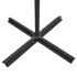 Sombrilla voladiza con luces LED y poste acero taupe 250x250