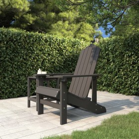 Silla de jardín Adirondack HDPE gris