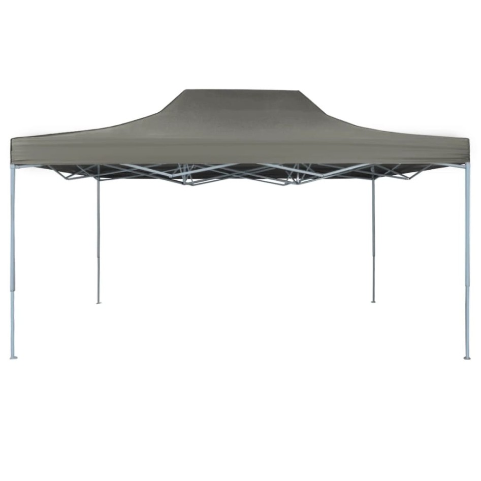 Carpa plegable profesional acero gris antracita 3x4