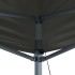 Carpa plegable profesional acero gris antracita 3x4