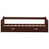 Estructura de sofá cama madera de pino marrón 90x200