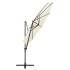 Sombrilla voladiza con poste y luces LED 300 cm
