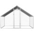 Jaula gallinero de exterior de acero galvanizado 2,75x2x1,92