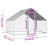 Jaula gallinero de exterior de acero galvanizado 2,75x2x1,92