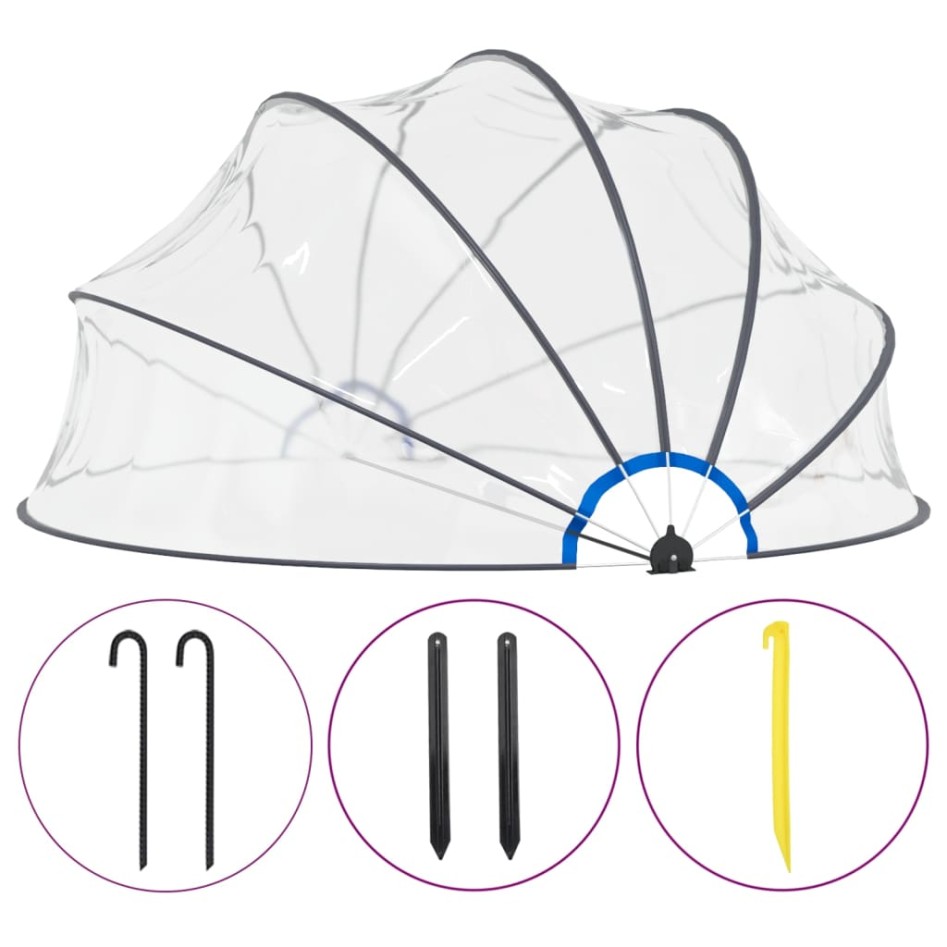 Cubierta capota de piscina 440x220