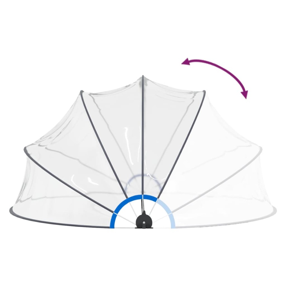 Cubierta capota de piscina 440x220