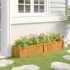 Arriate de madera maciza de teca 150x30x25