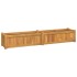 Arriate de madera maciza de teca 150x30x25