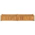 Arriate de madera maciza de teca 150x30x25