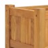 Arriate de madera maciza de teca 150x30x25