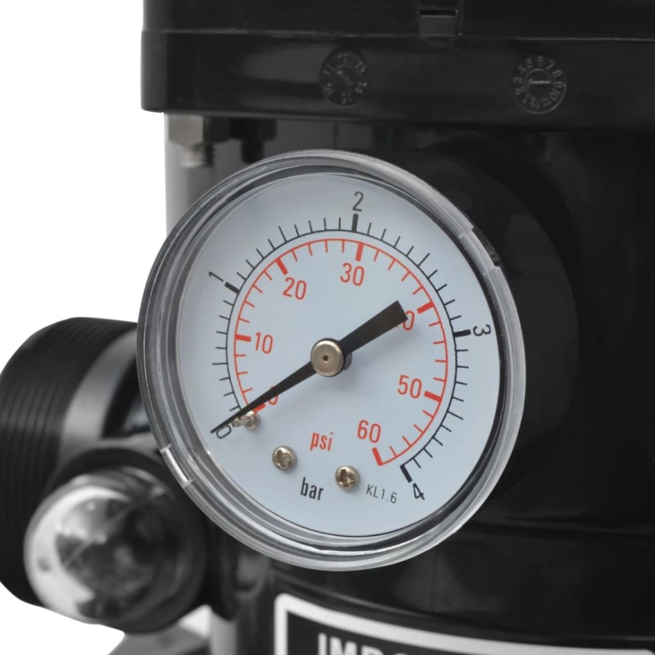 Filtro de arena de piscina válvula de 6 posiciones azul 460