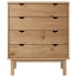 Cajonera OTTA madera maciza de pino 76,5x39,5x90