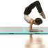 Esterilla inflable de gimnasia y bomba 800x100x10 cm PVC