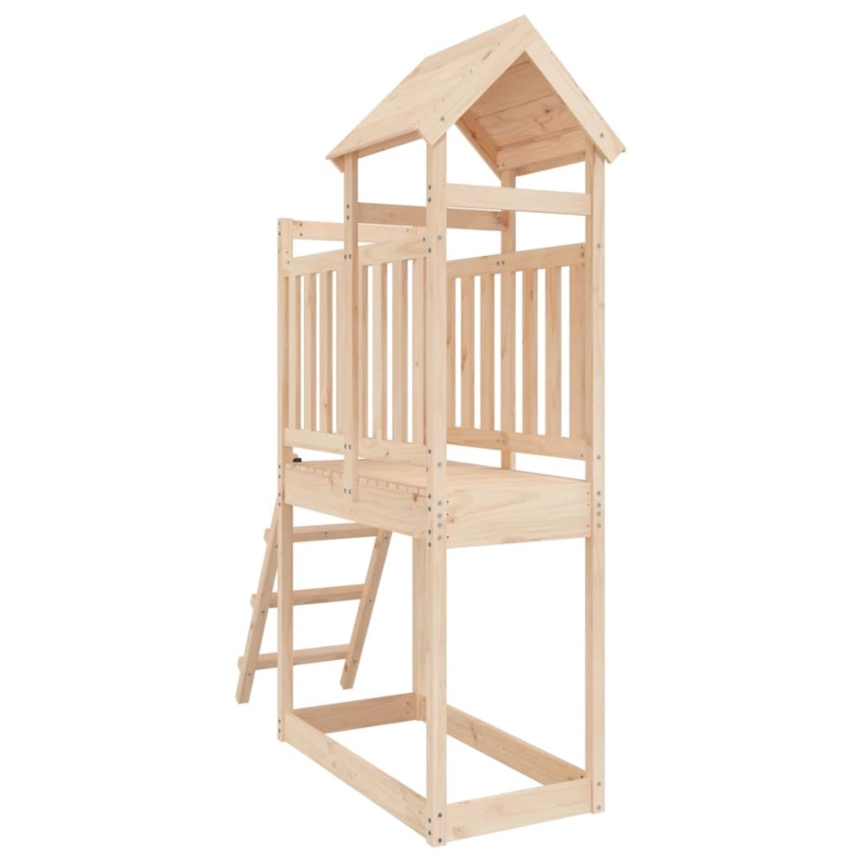 Parque infantil de exterior madera maciza de pino 53x110x214
