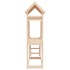 Parque infantil de exterior madera maciza de pino 53x110x214
