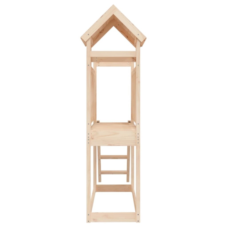 Parque infantil de exterior madera maciza de pino 53x110x214