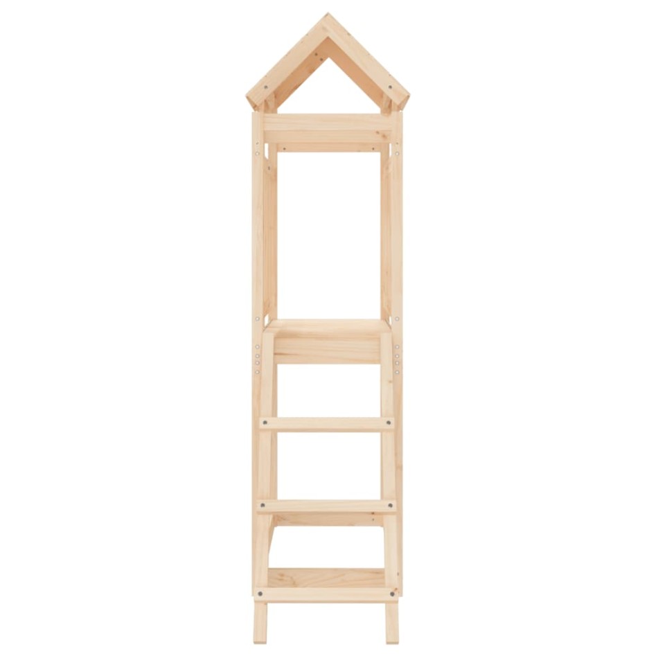 Parque infantil de exterior madera maciza de pino 53x110x214