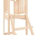 Parque infantil de exterior madera maciza de pino 53x110x214