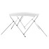 Toldo Bimini de 3 arcos blanco 183x196x137