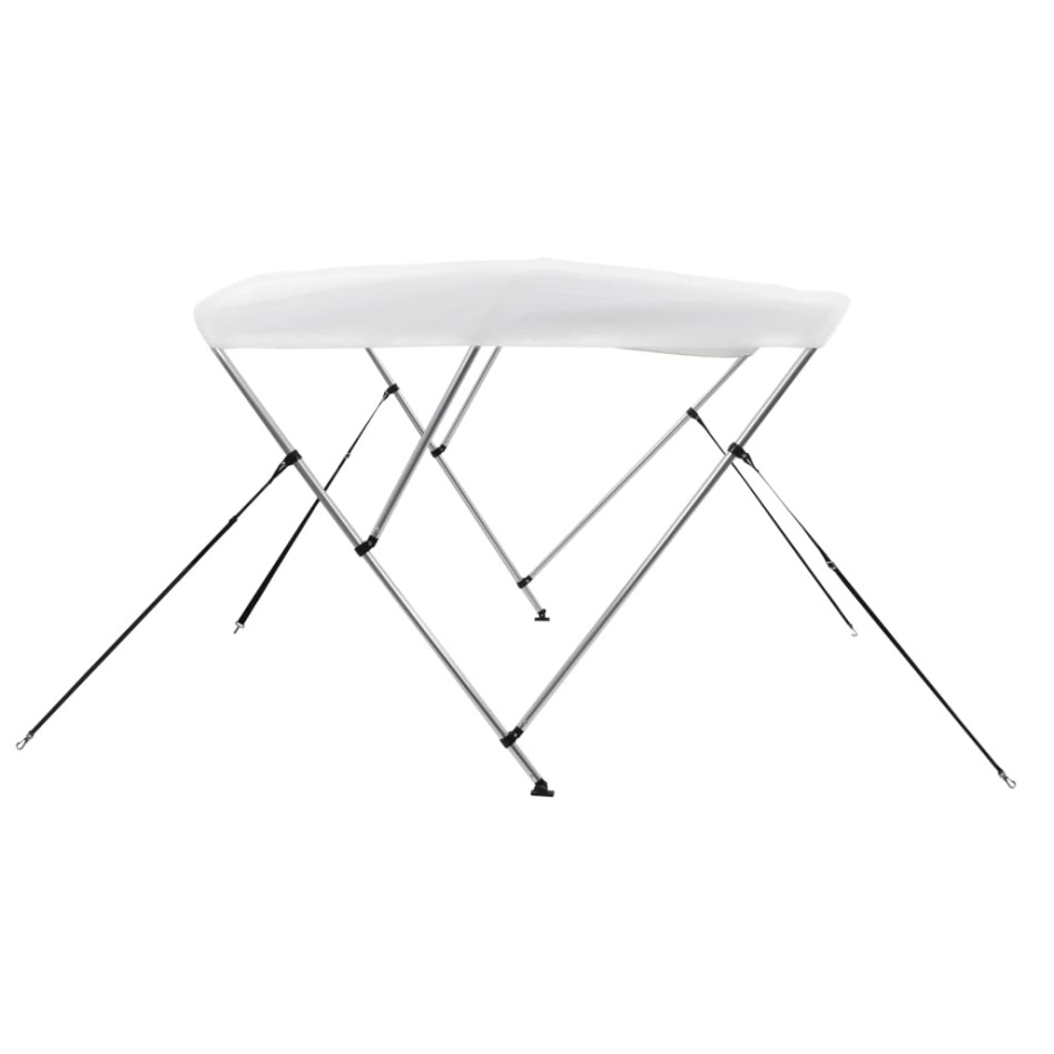 Toldo Bimini de 3 arcos blanco 183x196x137