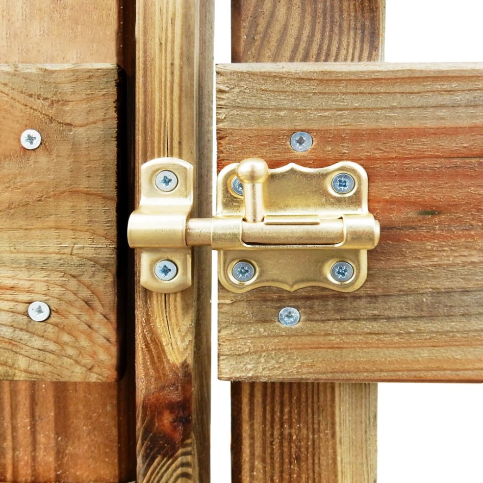 Cobertizo 4 contenedores de basura madera pino impregnada 240