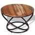 Mesa de centro de madera maciza reciclada 60x60x40