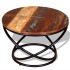 Mesa de centro de madera maciza reciclada 60x60x40