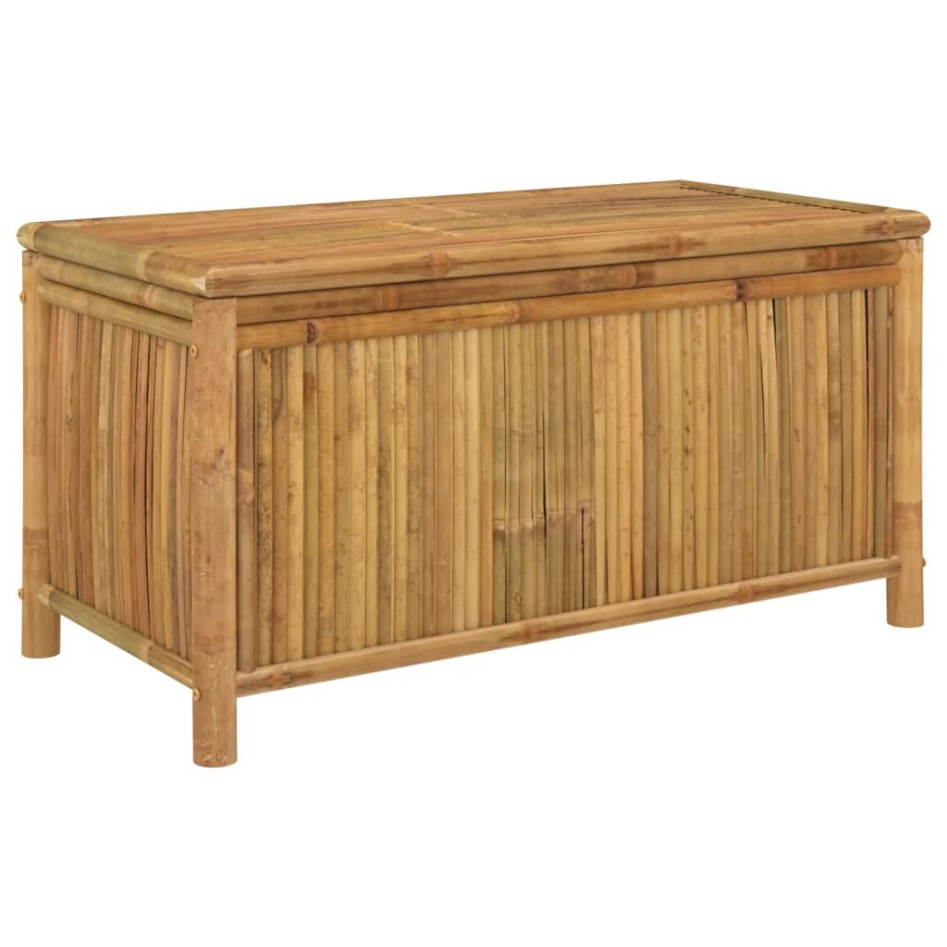 Caja de almacenaje de jardín bambú 110x52x55