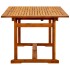 Mesa de comedor jardín madera maciza acacia