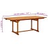Mesa de comedor jardín madera maciza acacia